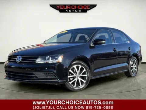 Black 2017 Volkswagen Jetta 1.4T SE for sale in Joliet, IL