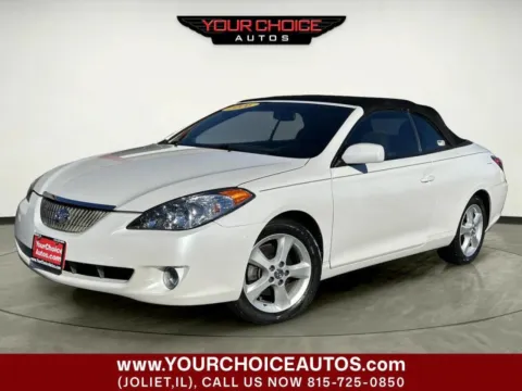 White 2006 Toyota Camry Solara SE V6 2dr Convertible for sale in Joliet, IL
