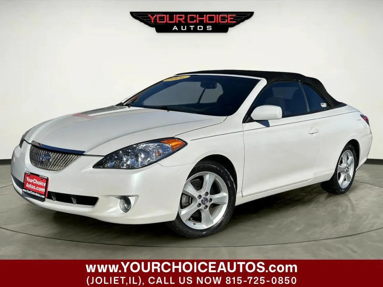 White 2006 Toyota Camry Solara SE V6 2dr Convertible for sale in Joliet, IL