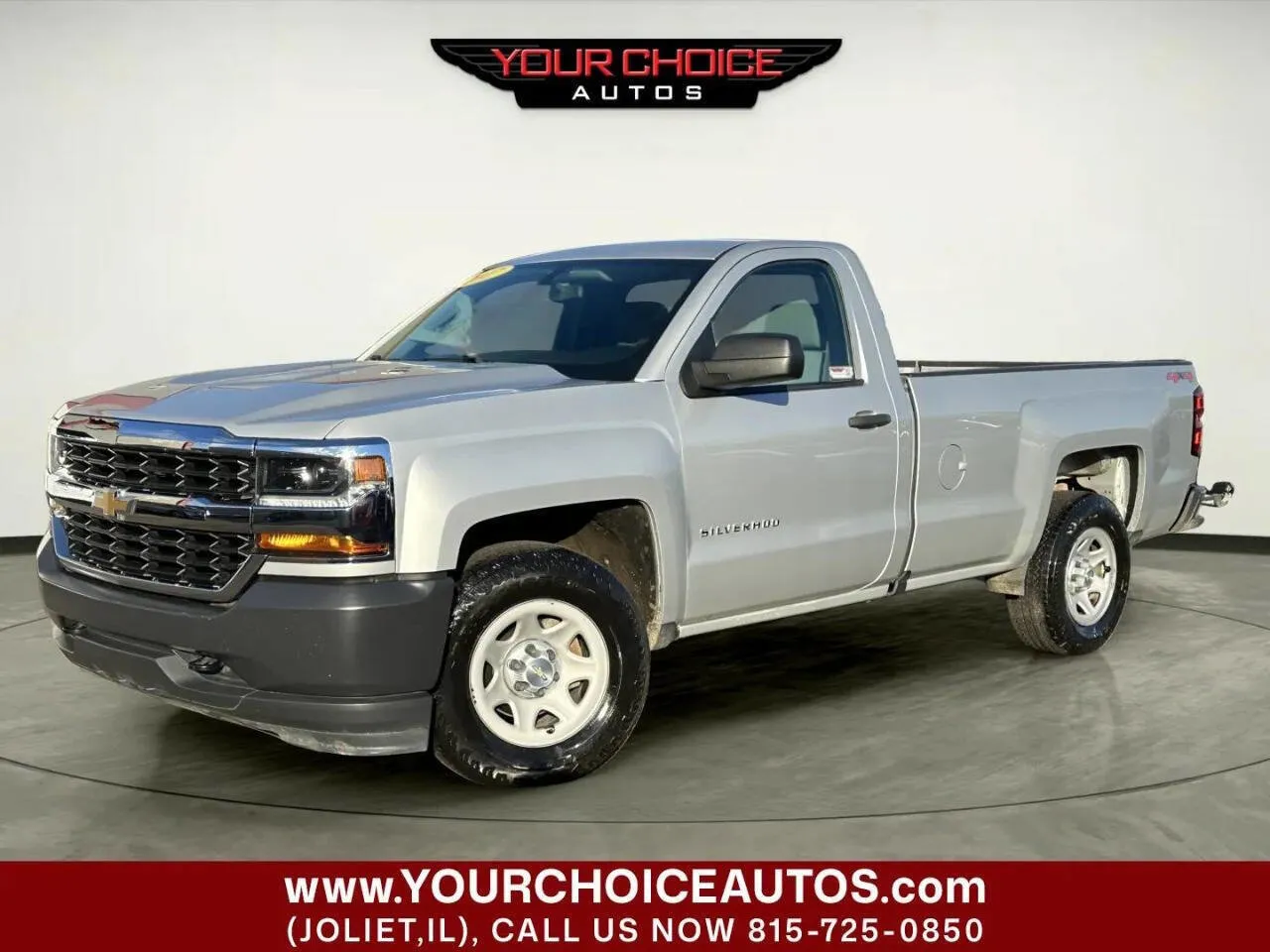 Silver 2017 Chevrolet Silverado 1500 Work Truck for sale in Joliet, IL