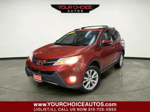 Red 2014 Toyota RAV4 Limited for sale in Joliet, IL