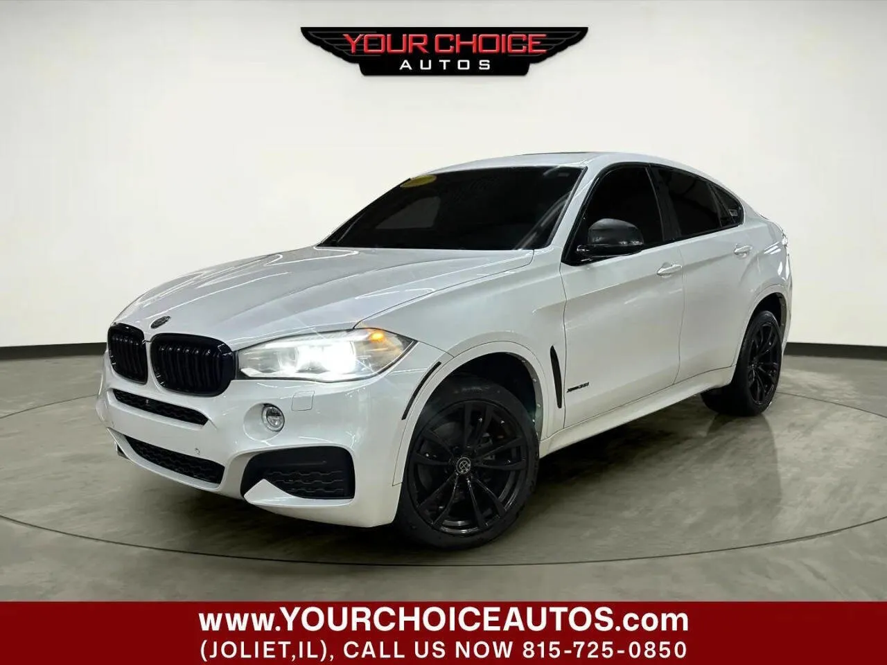 White 2017 BMW X6 xDrive35i for sale in Joliet, IL