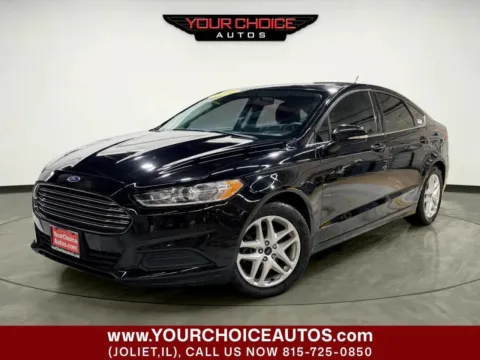 Black 2016 Ford Fusion SE for sale in Joliet, IL