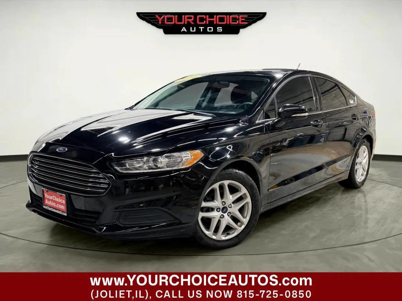 Black 2016 Ford Fusion SE for sale in Joliet, IL
