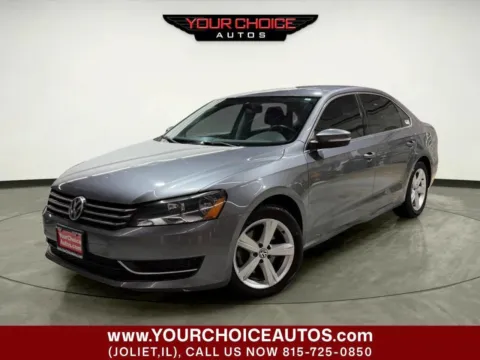 Gray 2015 Volkswagen Passat 1.8T SE 4dr Sedan PZEV for sale in Joliet, IL