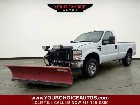 White 2009 Ford Super Duty F-250 SRW XL 4x4 2dr Regular Cab 8 ft. LB for sale in Joliet, IL