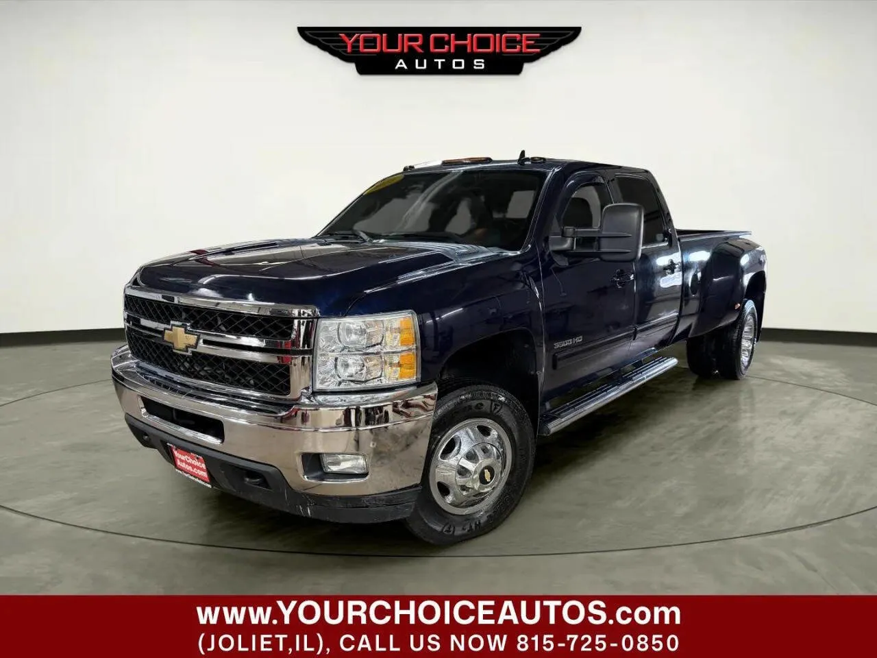 Blue 2011 Chevrolet Silverado 3500HD DRW LTZ for sale in Joliet, IL