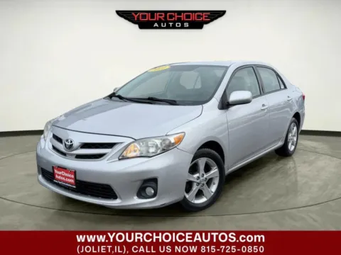 Silver 2011 Toyota Corolla LE 4dr Sedan 4A for sale in Joliet, IL