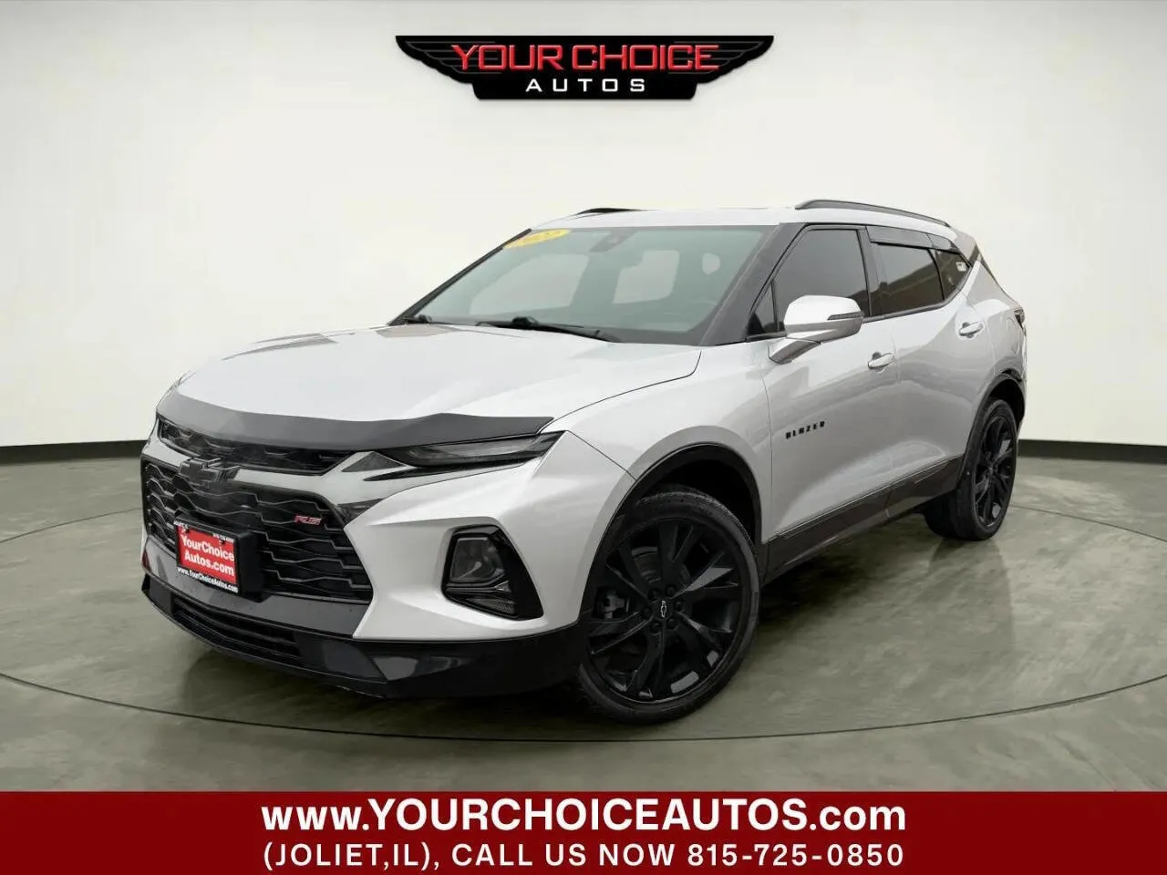 Silver 2022 Chevrolet Blazer RS for sale in Joliet, IL