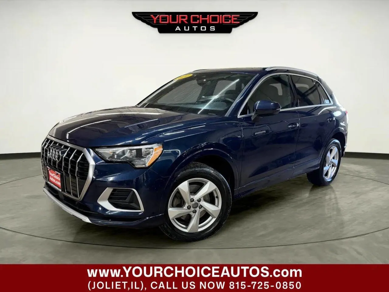 Blue 2020 Audi Q3 Premium for sale in Joliet, IL