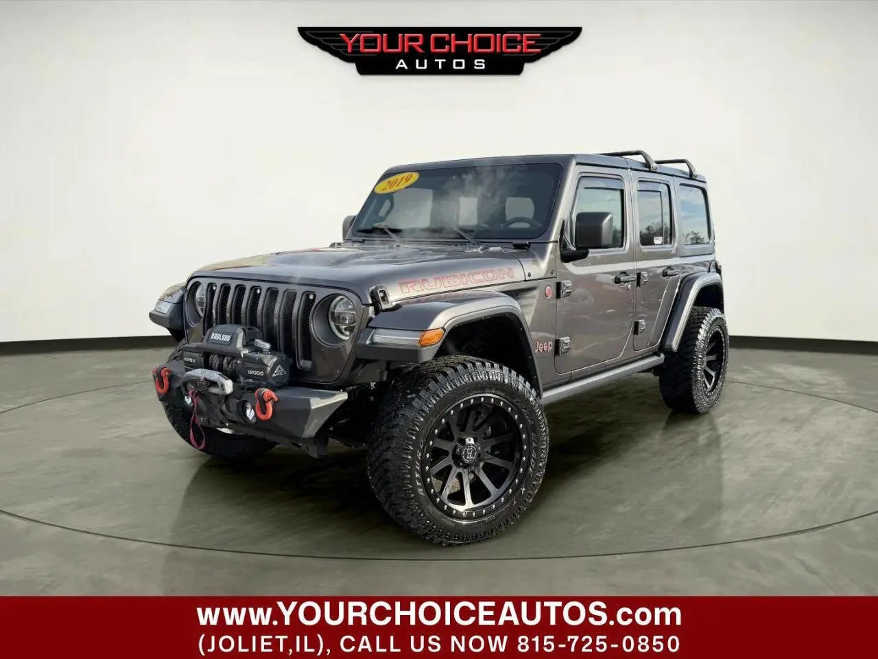 Gray 2019 Jeep Wrangler Unlimited Rubicon for sale in Joliet, IL