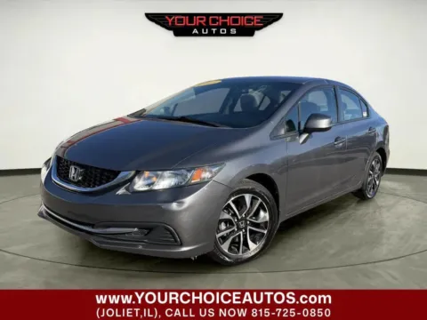 Gray 2013 Honda Civic Sdn EX for sale in Joliet, IL