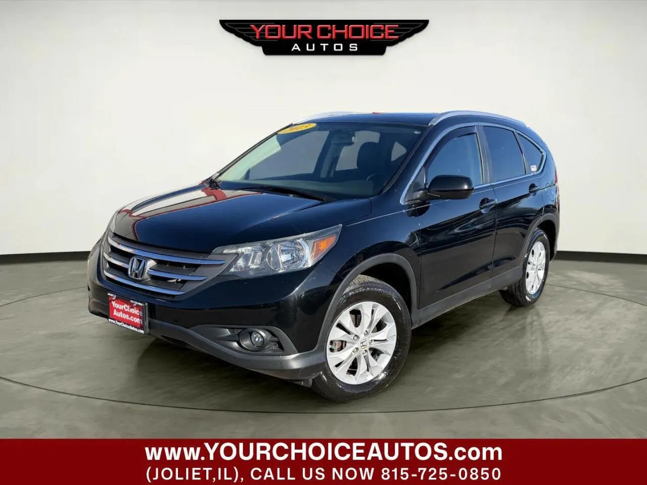 Black 2013 Honda CR-V EX-L for sale in Joliet, IL