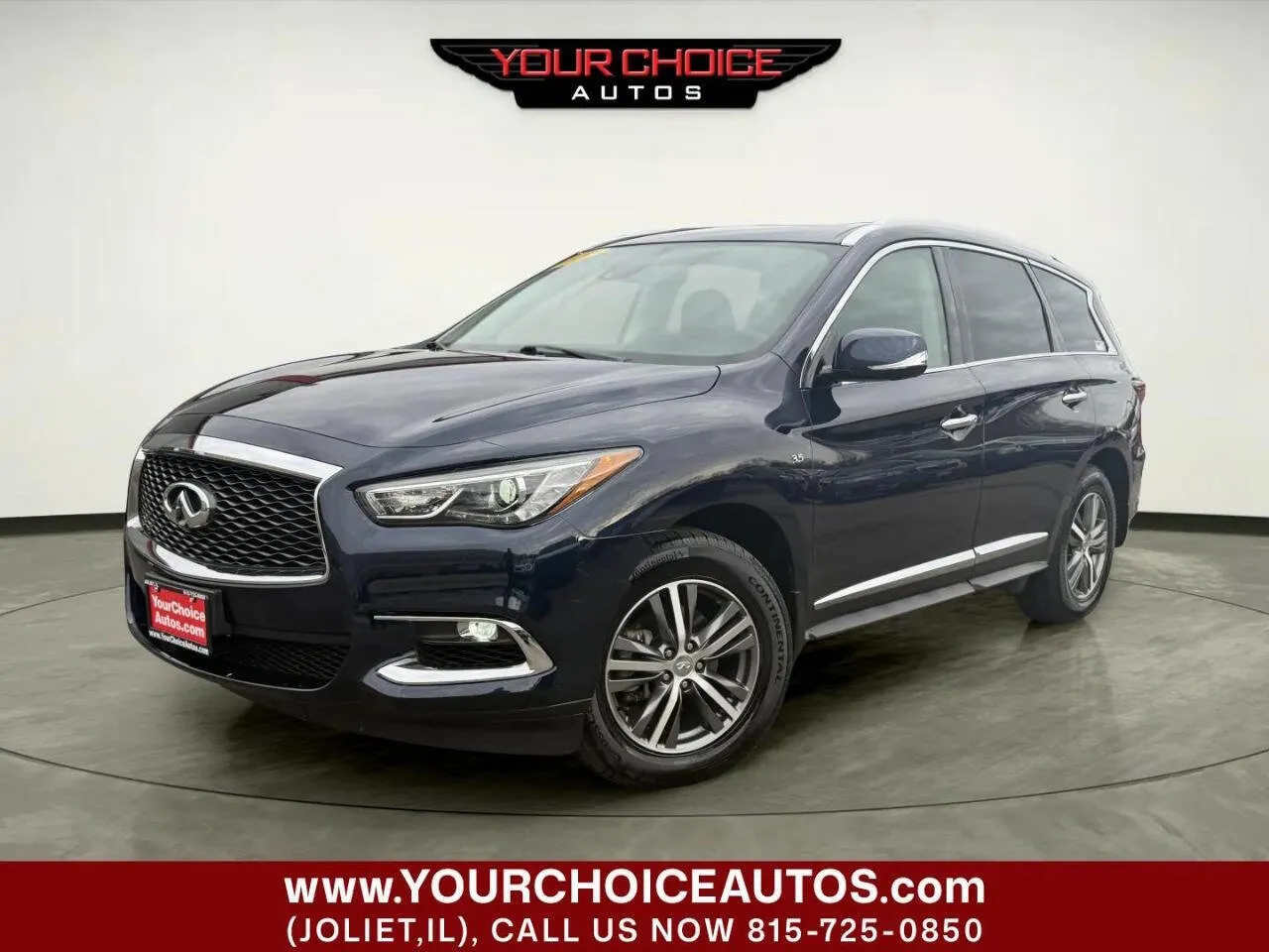 Blue 2020 INFINITI QX60 LUXE for sale in Joliet, IL