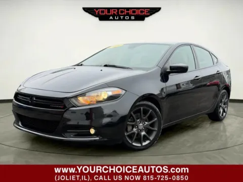 Black 2015 Dodge Dart SXT for sale in Joliet, IL