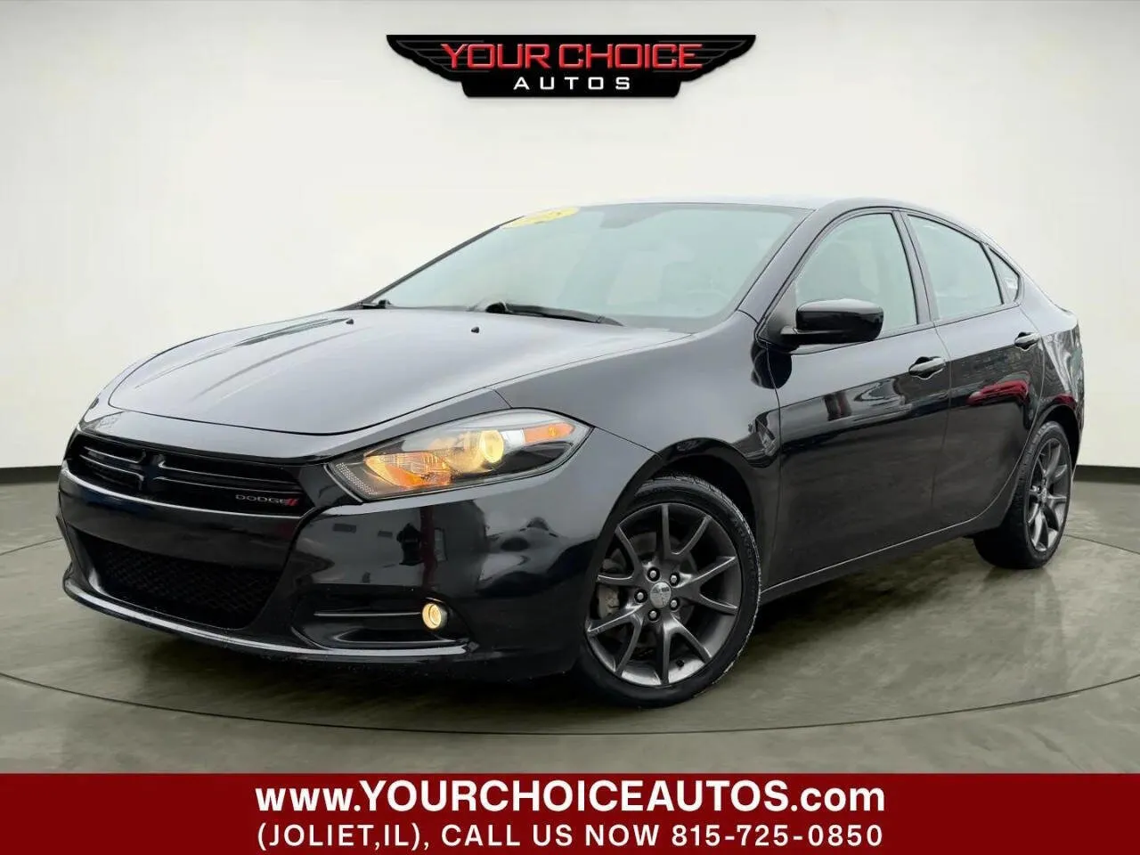 Black 2015 Dodge Dart SXT for sale in Joliet, IL