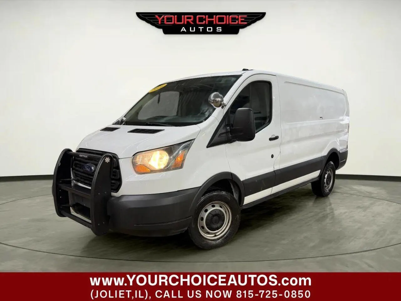 White 2016 Ford Transit Cargo Van 250 3dr SWB Low Roof Cargo Van w/60/40 Passenger Side Doors for sale in Joliet, IL