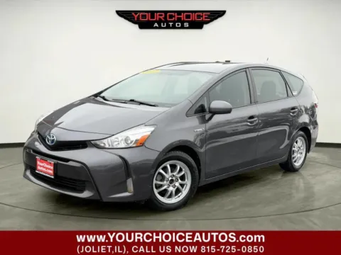 Gray 2017 Toyota Prius v Five 4dr Wagon for sale in Joliet, IL