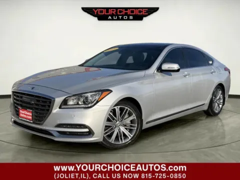 Silver 2018 Genesis G80 3.8L for sale in Joliet, IL