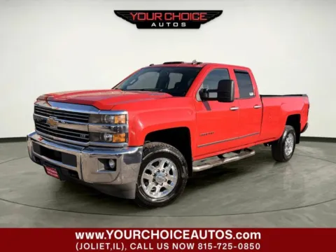 Red 2015 Chevrolet Silverado 3500 HD LTZ for sale in Joliet, IL
