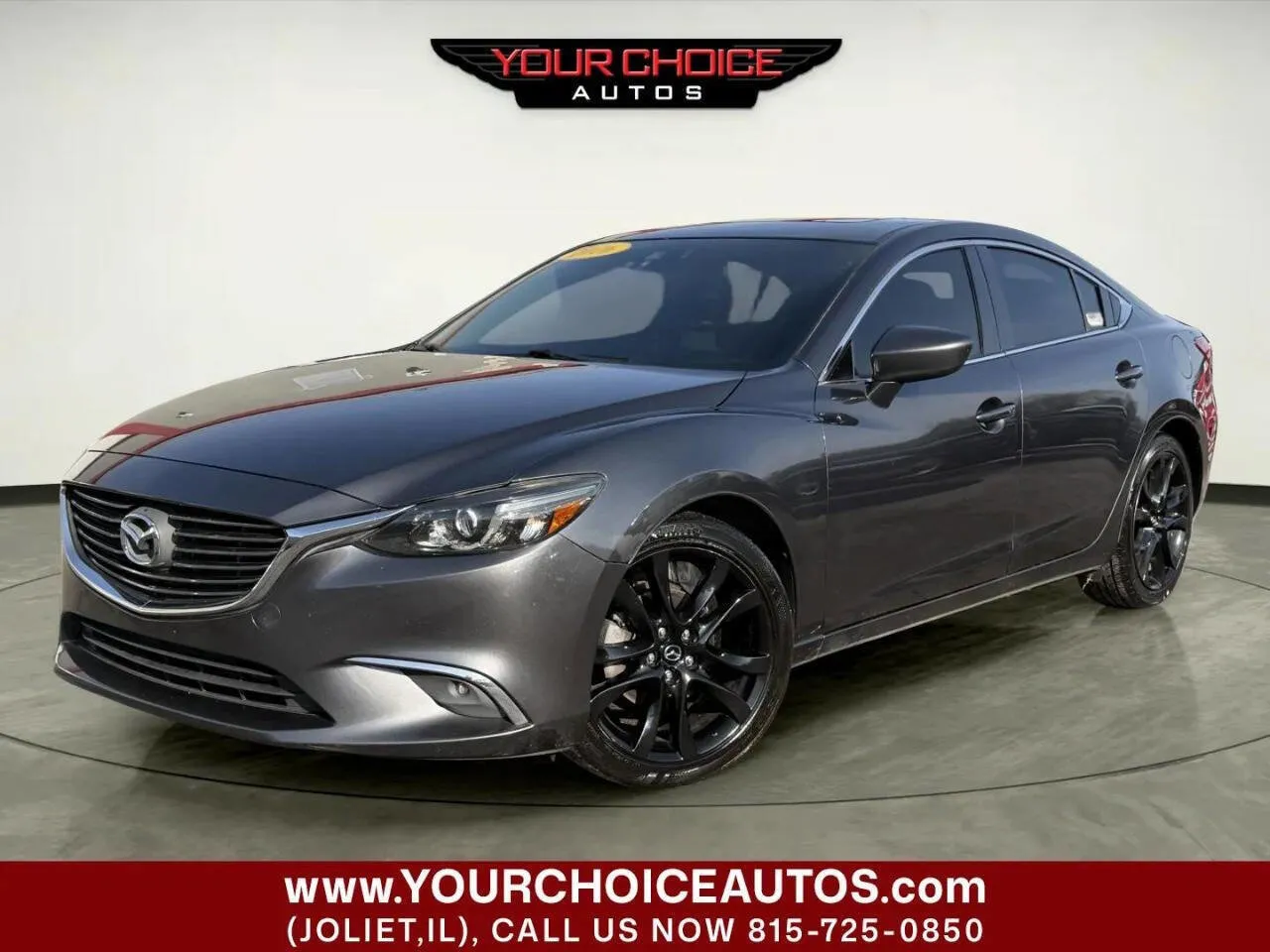 Gray 2016 Mazda Mazda6 i Grand Touring for sale in Joliet, IL