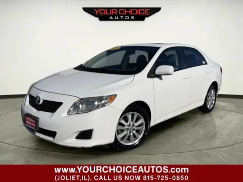 White 2009 Toyota Corolla XLE 4dr Sedan 4A for sale in Joliet, IL