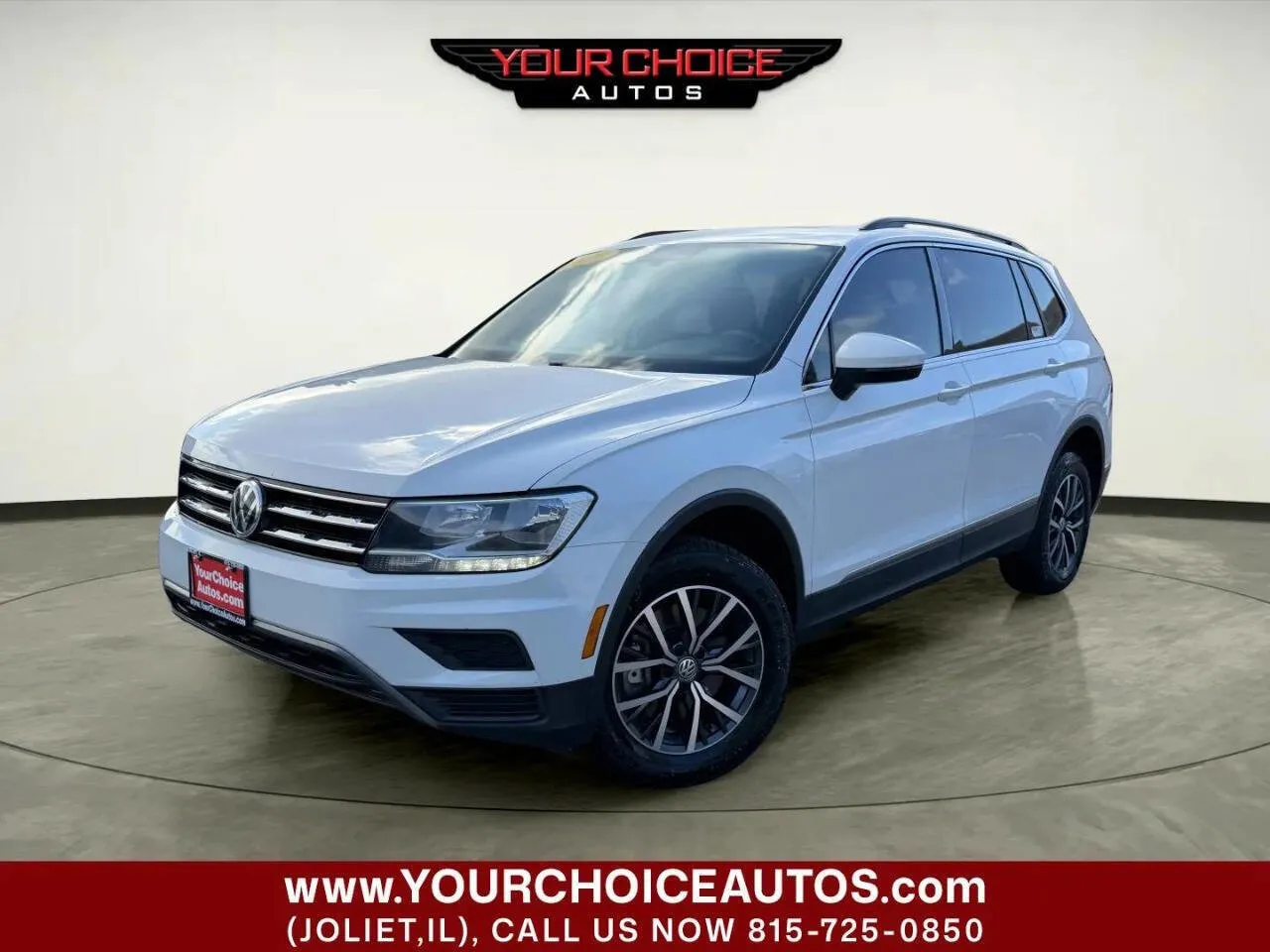 White 2020 Volkswagen Tiguan SE 4Motion AWD 4dr SUV for sale in Joliet, IL