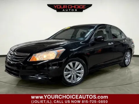 Black 2011 Honda Accord Sdn EX-L for sale in Joliet, IL