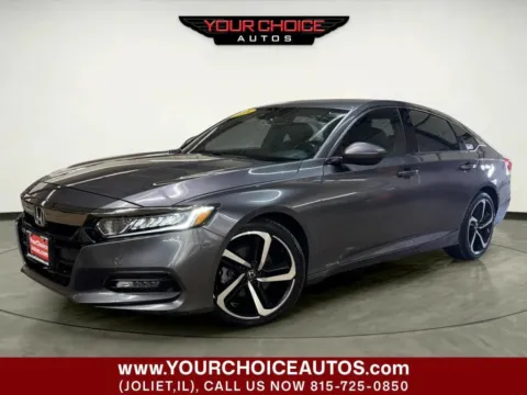 Gray 2018 Honda Accord Sedan Sport 1.5T for sale in Joliet, IL