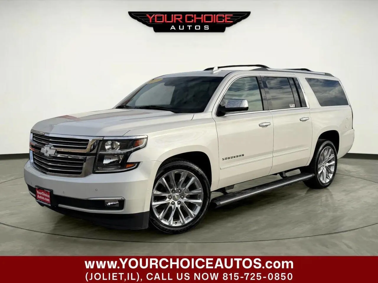 White 2019 Chevrolet Suburban Premier for sale in Joliet, IL