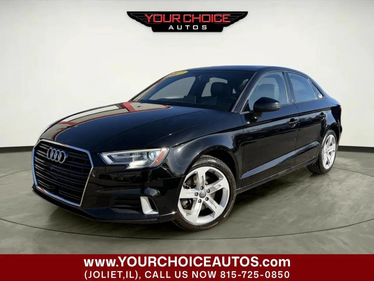 Black 2017 Audi A3 Sedan Premium for sale in Joliet, IL