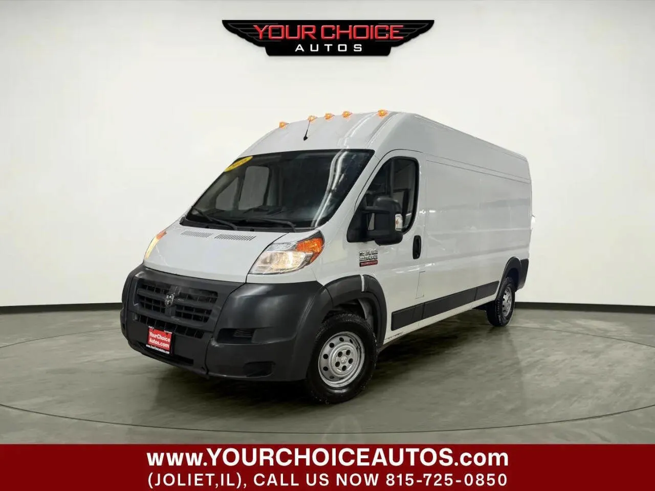 White 2016 Ram ProMaster Cargo Van 2500 159 WB 3dr High Roof Cargo Van for sale in Joliet, IL