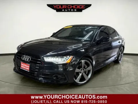 Black 2015 Audi A6 3.0T Prestige for sale in Joliet, IL