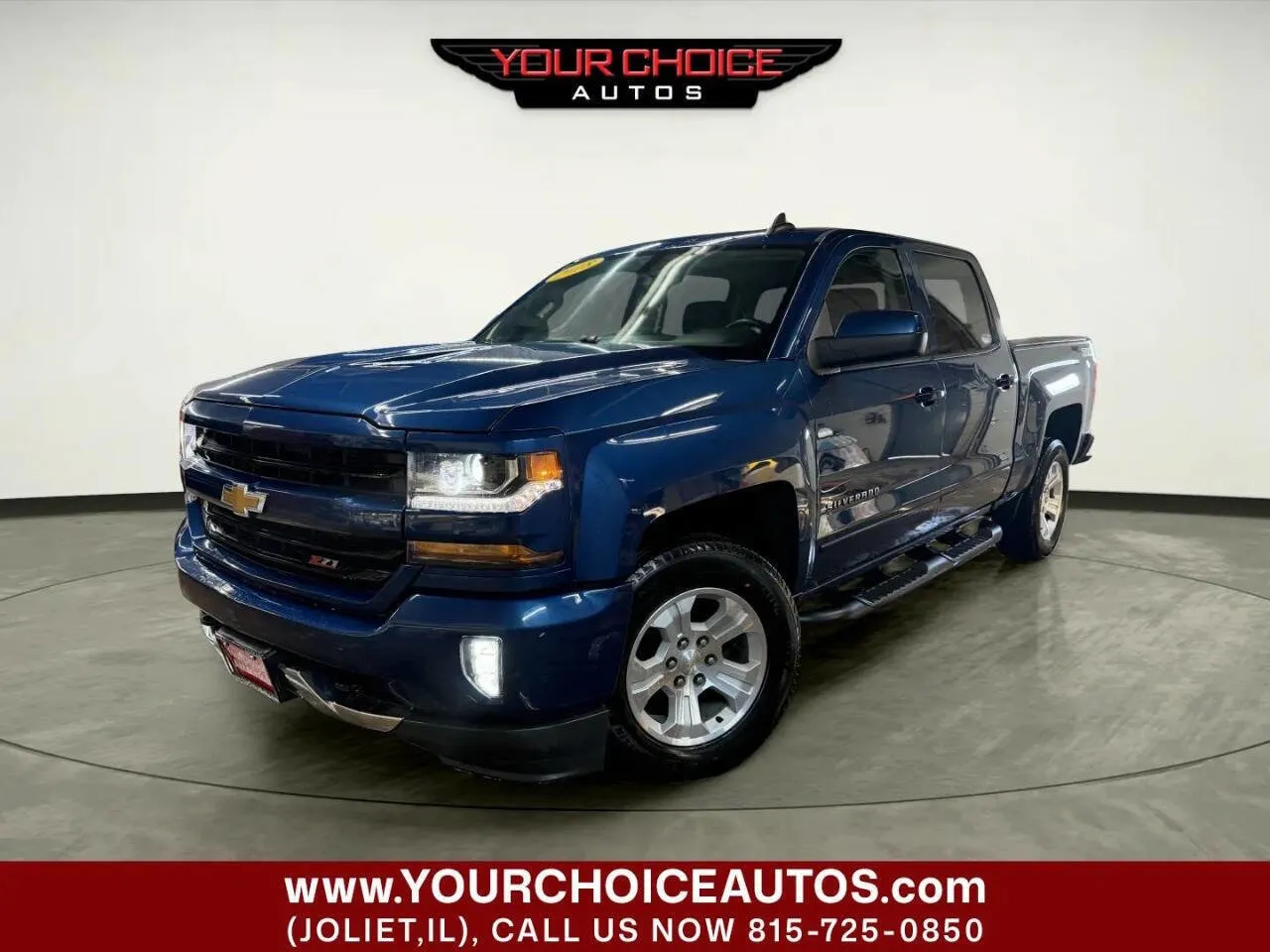 Blue 2018 Chevrolet Silverado 1500 LT for sale in Joliet, IL