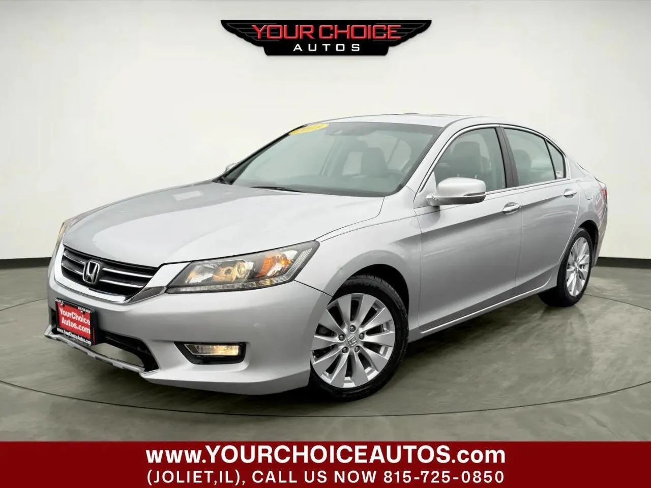 Gray 2013 Honda Accord Sdn EX-L for sale in Joliet, IL