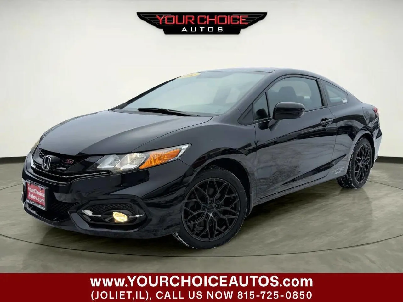 Black 2014 Honda Civic Coupe Si for sale in Joliet, IL