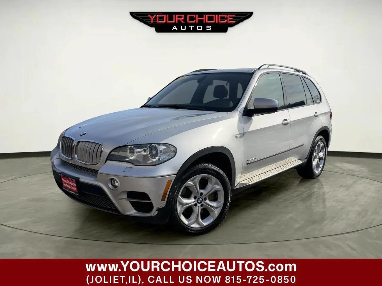 Silver 2013 BMW X5 xDrive50i for sale in Joliet, IL