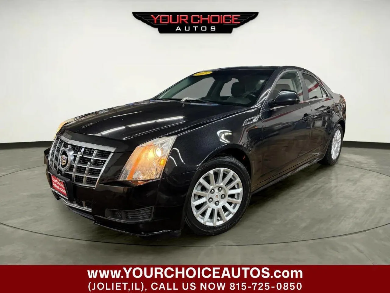 Black 2013 Cadillac CTS Sedan Luxury for sale in Joliet, IL