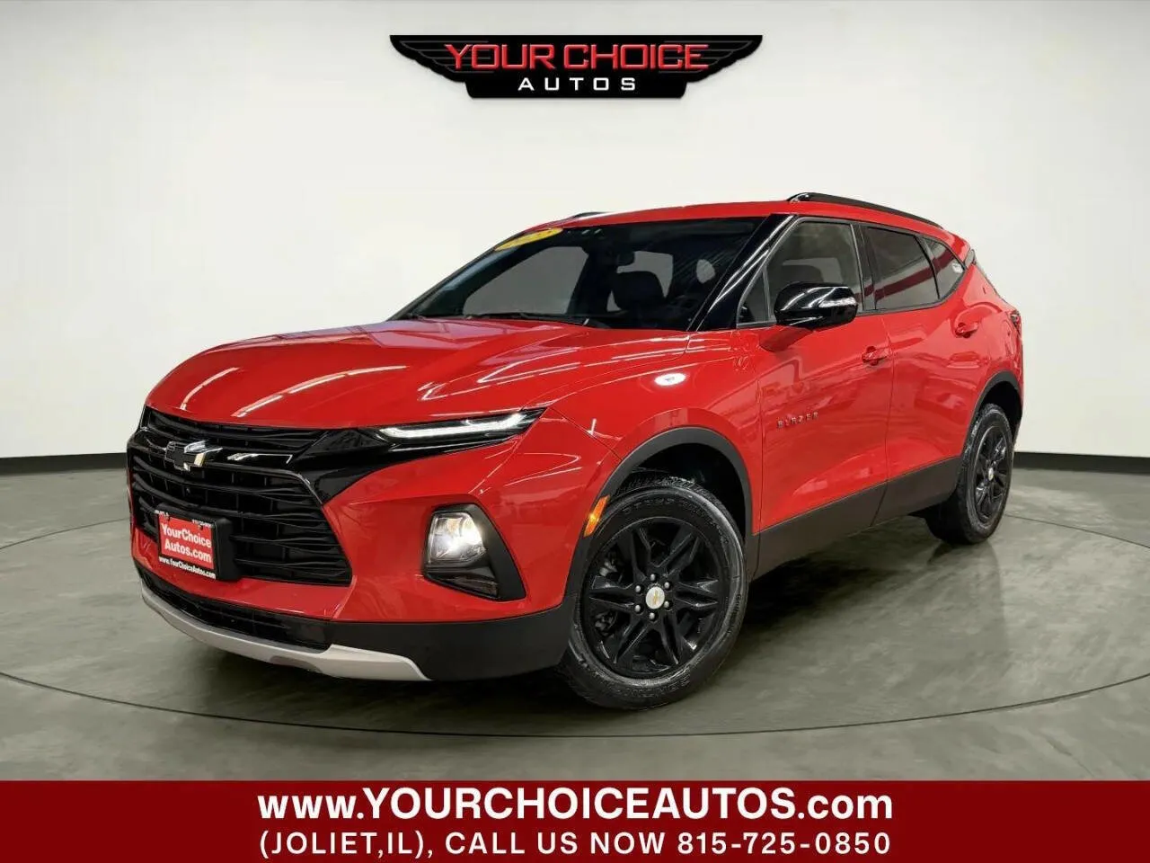 Red 2022 Chevrolet Blazer LT for sale in Joliet, IL