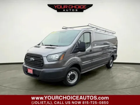 Gray 2015 Ford Transit Cargo Van 150 3dr LWB Low Roof Cargo Van w/Sliding Passenger Side Door for sale in Joliet, IL