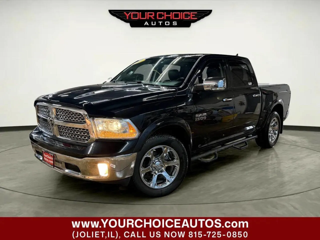 Black 2016 Ram 1500 Laramie for sale in Joliet, IL