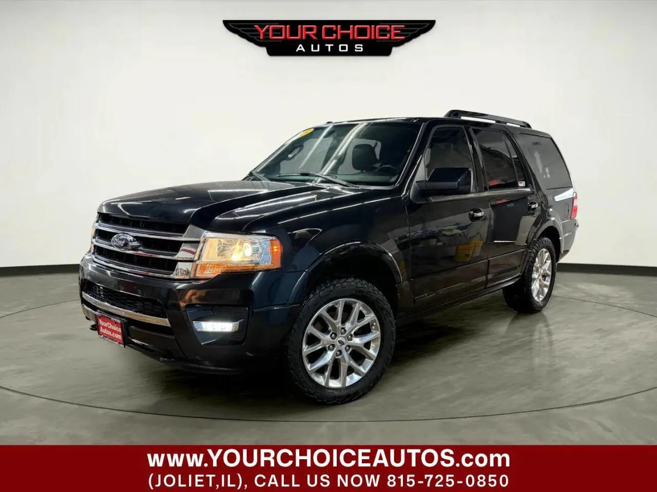 Black 2015 Ford Expedition Limited for sale in Joliet, IL