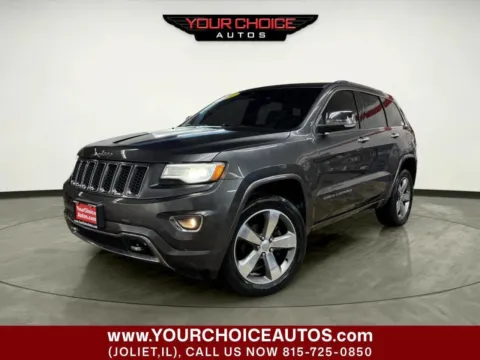 Gray 2014 Jeep Grand Cherokee Overland for sale in Joliet, IL