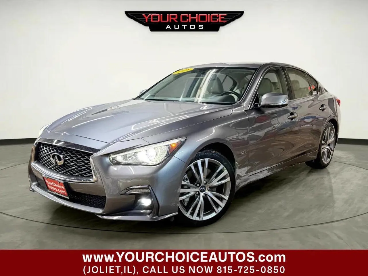 Gray 2018 INFINITI Q50 3.0t SPORT for sale in Joliet, IL