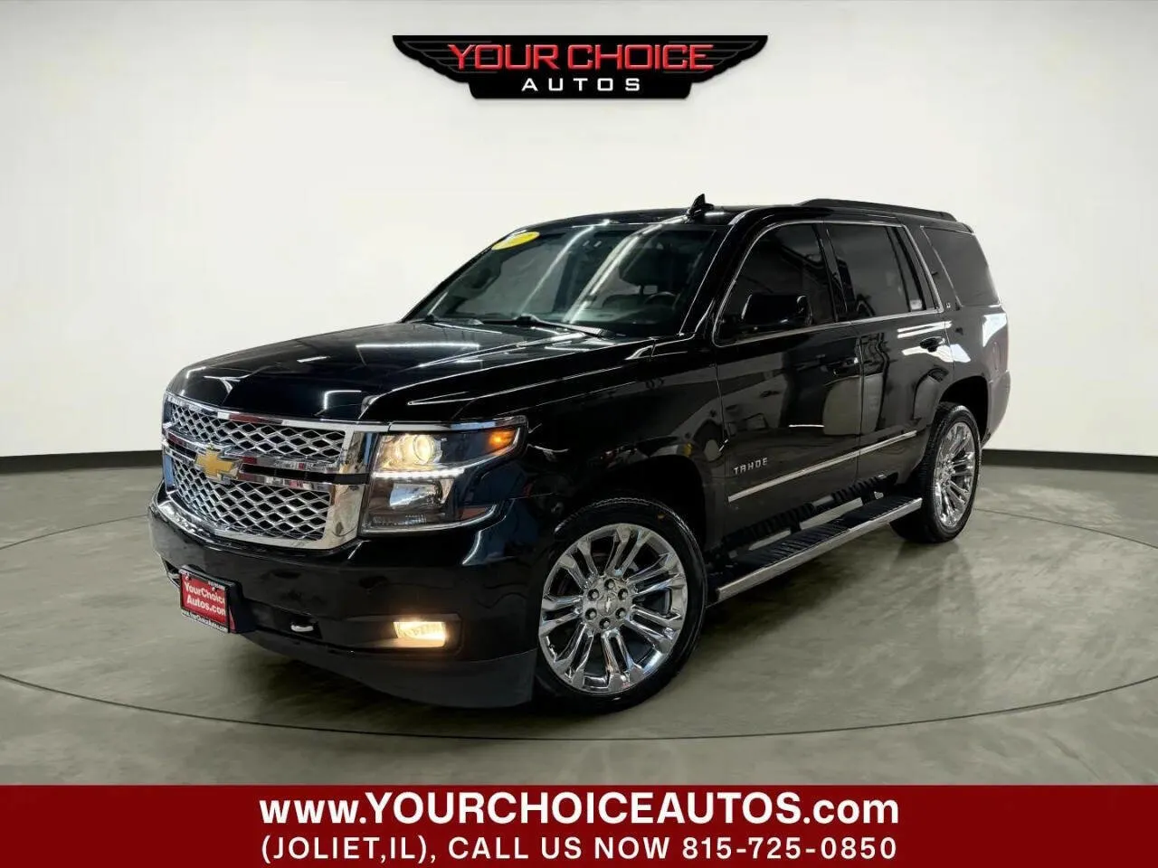 Black 2017 Chevrolet Tahoe LT for sale in Joliet, IL