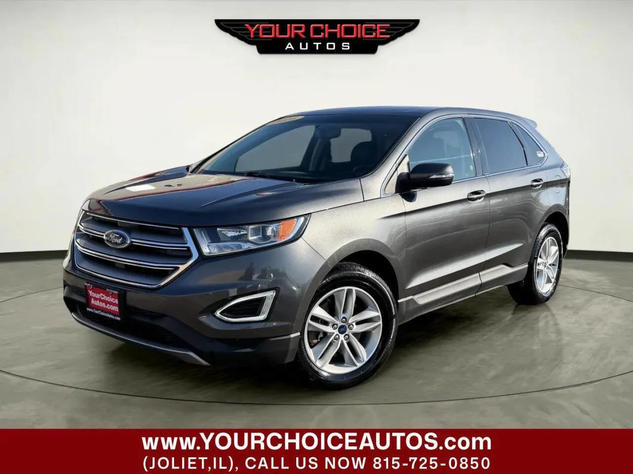 Black 2016 Ford Edge SEL for sale in Joliet, IL