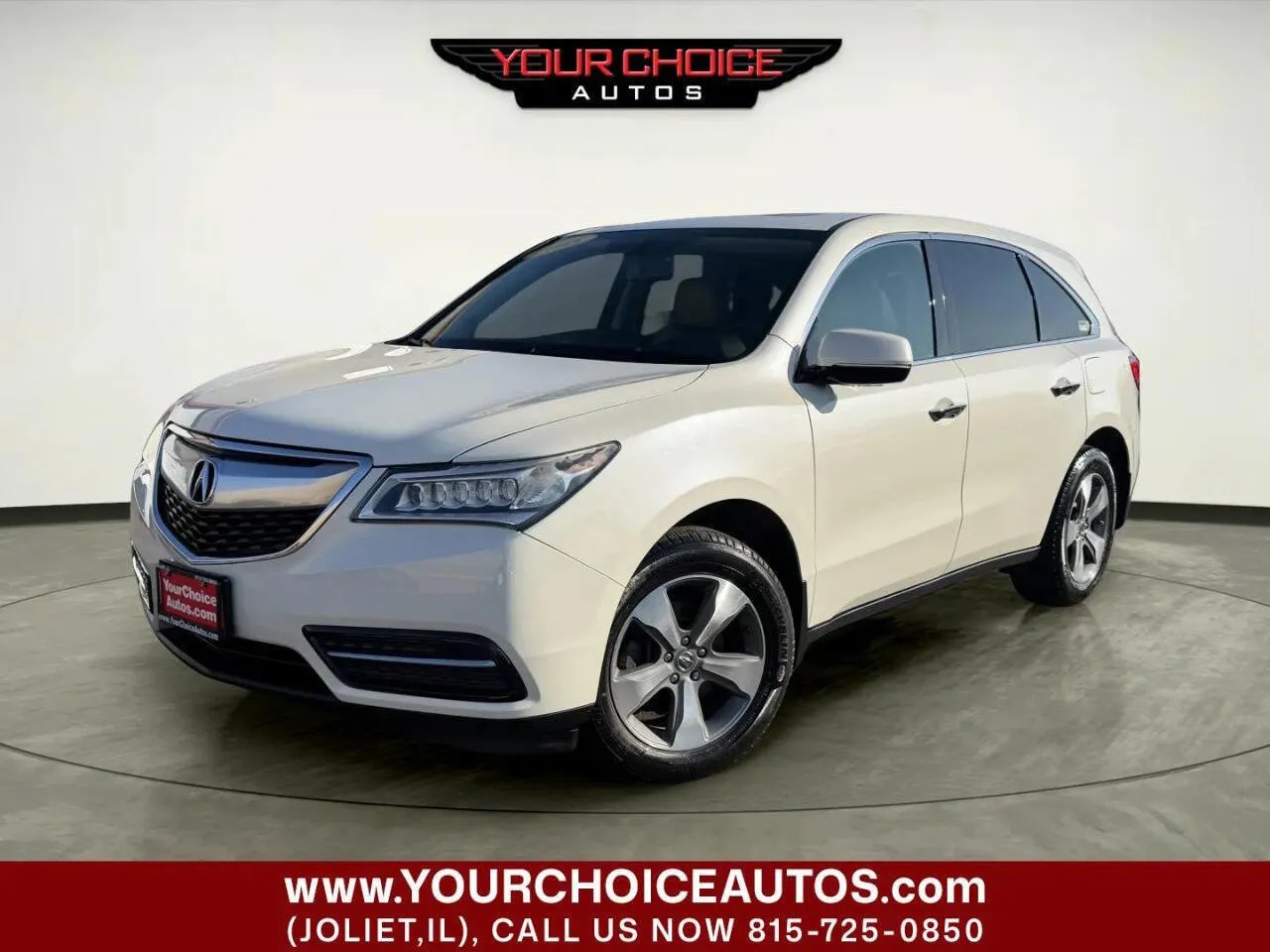 White 2015 Acura MDX SH AWD 4dr SUV for sale in Joliet, IL
