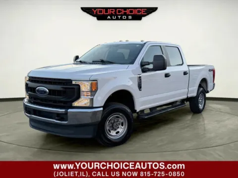 White 2021 Ford Super Duty F-250 SRW XL 4x4 4dr Crew Cab 6.8 ft. SB Pickup for sale in Joliet, IL