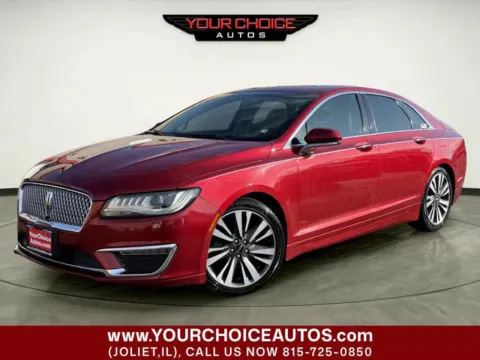 Red 2017 Lincoln MKZ Hybrid Select for sale in Joliet, IL
