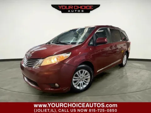 Red 2013 Toyota Sienna XLE 8 Passenger 4dr Mini Van for sale in Joliet, IL